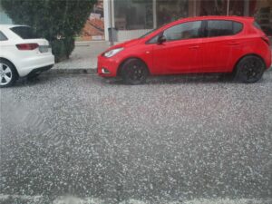Ισχυρή χαλαζόπτωση σε Καλαμάτα και Μάνη (photos+video) 19