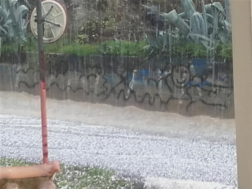 Ισχυρή χαλαζόπτωση σε Καλαμάτα και Μάνη (photos+video) 22