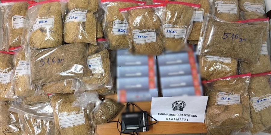 Συνελήφθη 62χρονος με συσκευασίες λαθραίου καπνού στη Καλαμάτα 19