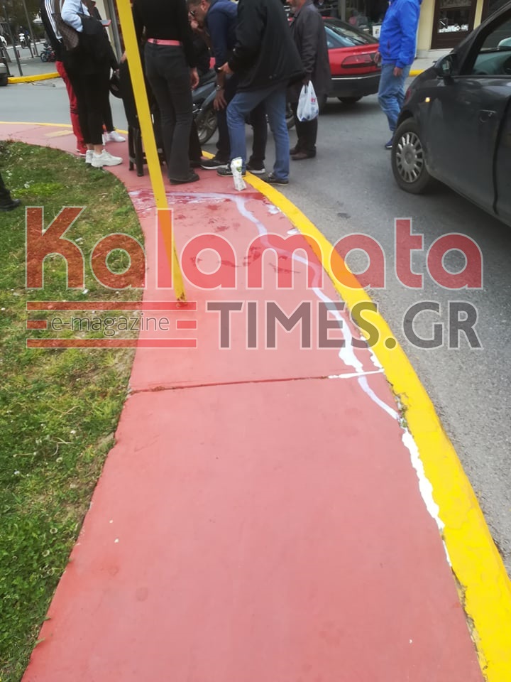 Αυτοκίνητο παρέσυρε και τραυμάτισε γυναίκα στην Πλατεία 23ης Μαρτίου στην Καλαμάτα 8