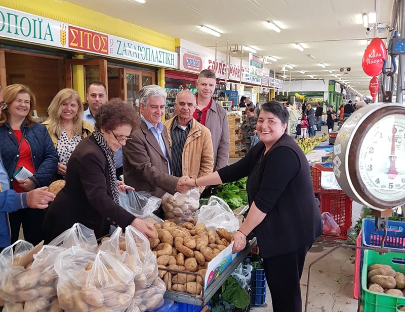 Β. Τζαμουράνης: Στην Κεντρική Αγορά Καλαμάτας με μέλη του συνδυασμού “Πρότυπος Δήμος” 20