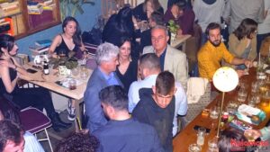 Ο Βασίλης Τζαμουράνης στο πάρτυ του Πρότυπου Δήμου 50