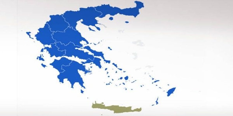 Αποτελέσματα Εκλογών 2019: Ο χάρτης της Ελλάδας βάφτηκε μπλε 58