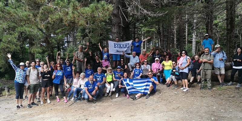 Στον Άγιο Παντελεήμονα Ταϋγέτου ανέβηκε ο Ευκλής, ετοιμάζεται να ανέβει στο Χαλασμένο την επόμενη Κυριακή 6