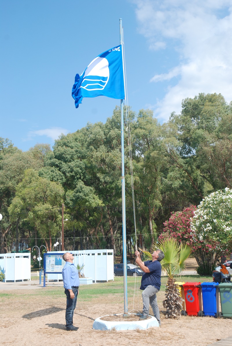 Ανεμίζει η «Γαλάζια Σημαία» στην παραλία Μπούκα Μεσσήνης 7