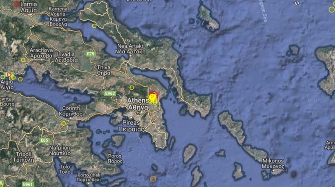 Νέος ισχυρός σεισμός στην Αθήνα 1