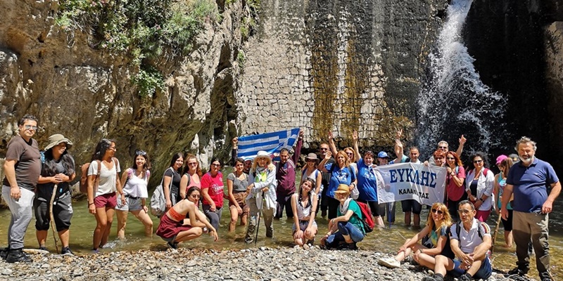 Εξόρμηση στο φαράγγι του ποταμού Νέδοντα οι φυσιολάτρες του Ευκλή