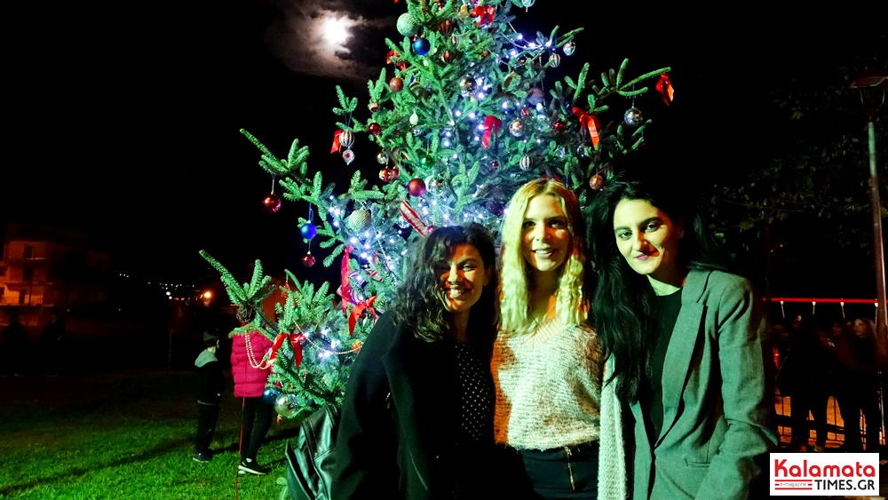 Φωταγωγήθηκε το φυσικό χριστουγεννιάτικο δέντρο στο Φραγκοπήγαδο 19