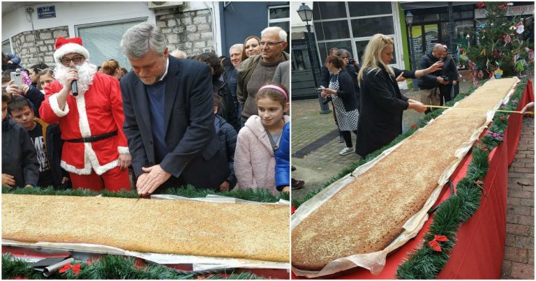 Μελομακάρονο στην Παραμυθιά της Ηπείρου για ρεκόρ Γκίνες 10