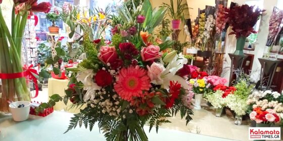 Αποστολή λουλουδιών για το πιο γλυκό «Σ’ αγαπώ» από το ανθοπωλείο Μπούνας