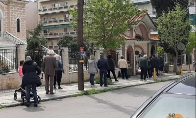«Αντάρτικο» πιστών, ουρά έξω από εκκλησία στην Θεσσαλονίκη 4