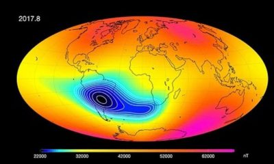 Ανακάλυψη σοκ: Εξασθενεί το μαγνητικό πεδίο της Γης μεταξύ Αφρικής και Ν. Αμερικής 24