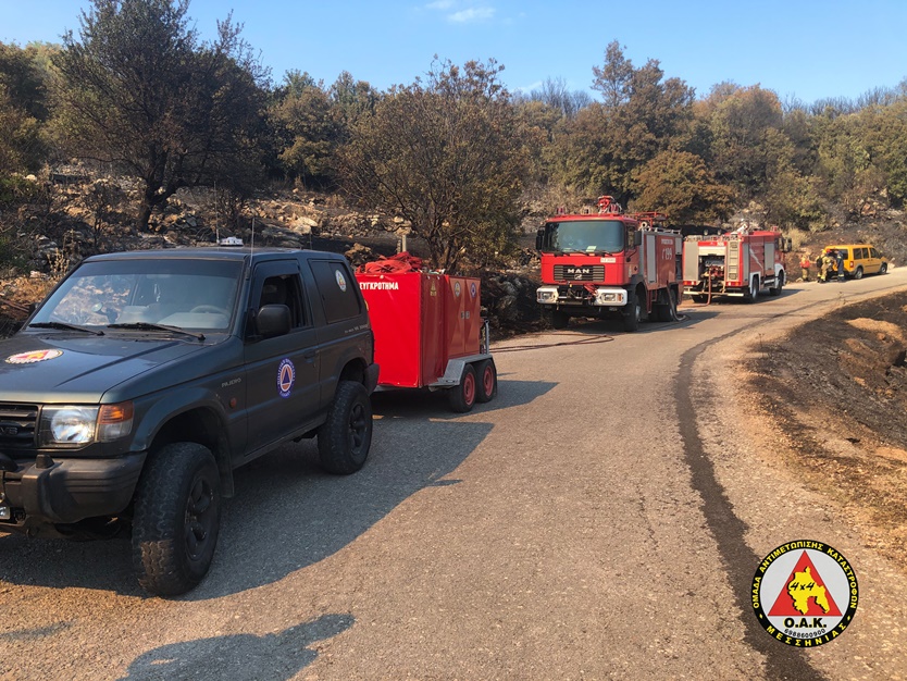 Η Ο.Α.Κ. 4Χ4 Μεσσηνίας στην κατάσβεση πυρκαγιάς στη Μαθία 13 Ο.Α.Κ. 4Χ4 Μεσσηνίας στη Μαθία