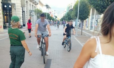δημοτική αστυνομία καλαμάτας σε ποδηλάτες