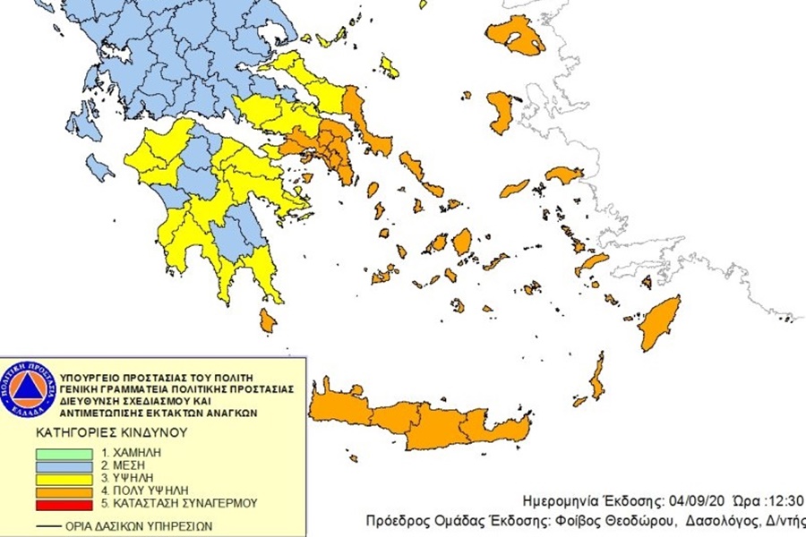 κίνδυνος πυρκαγιάς