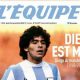 Το συγκλονιστικό πρωτοσέλιδο της L` Equipe για τον Ντιέγκο 4