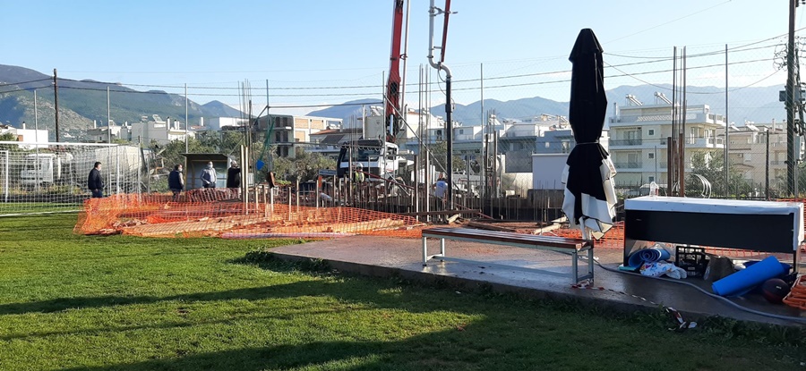 Προχωρούν τα έργα στο γήπεδο «Παλιάμπελα» 9