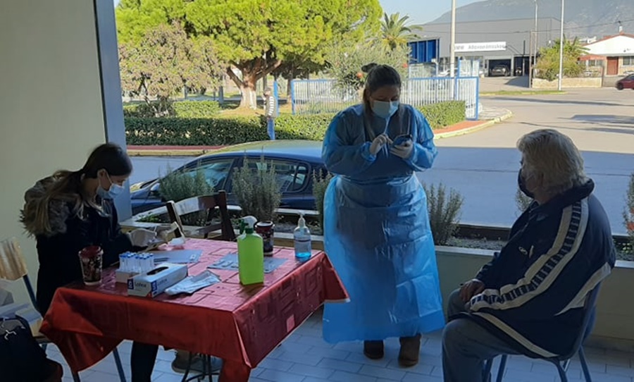 Δειγματοληπτικοί έλεγχοι για κορωνοϊό στο Βιοτεχνικό Πάρκο Καλαμάτας 5