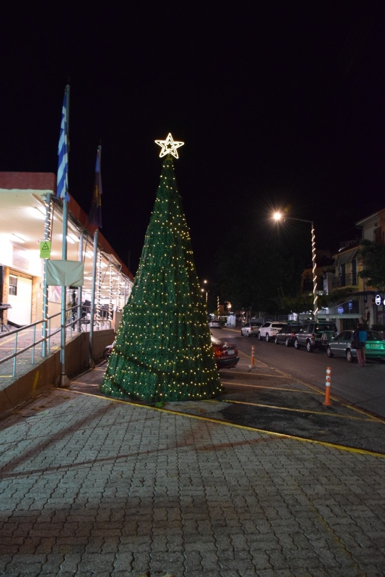 φωταγωγήθηκε το χριστουγεννιάτικο δέντρο στην κεντρική αγορά καλαμάτας 7