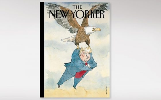 Το καυστικό εξώφυλλο του New Yorker με τον θυμωμένο Τραμπ να απομακρύνεται σηκωτός