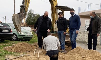 Αντικατάσταση εσωτερικού δικτύου ύδρευσης του οικισμού Κακορρεύματος της Τ.Κ. Χράνων 5