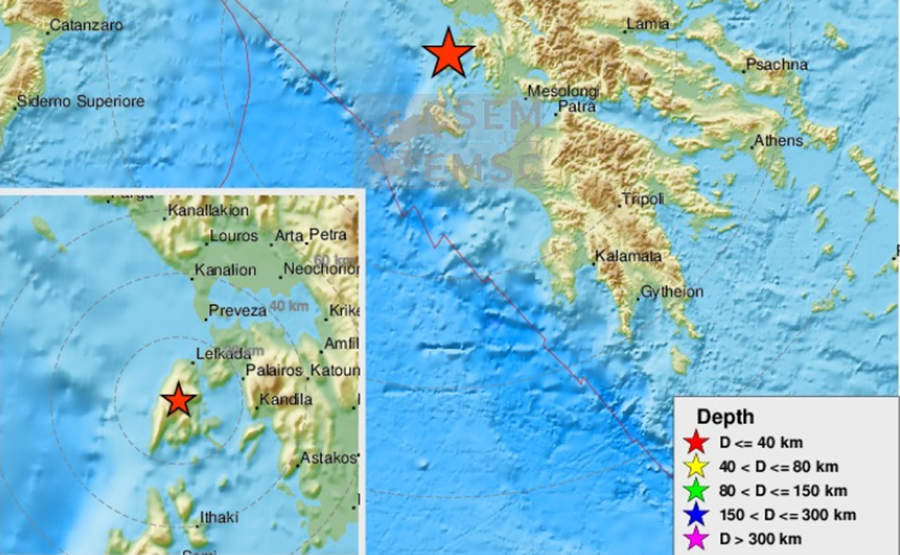 Σεισμός 4,4 Ρίχτερ στη Λευκάδα 1