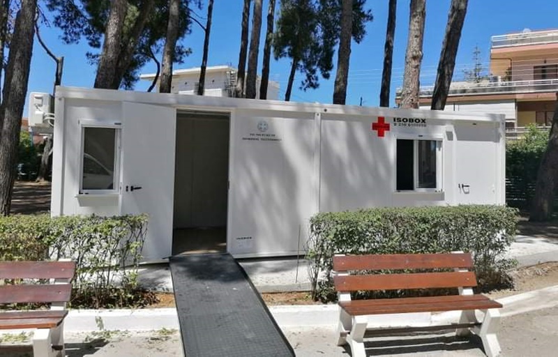 Οικίσκο isobox παρέλαβε το Νοσοκομείο Κυπαρισσίας από την Περιφέρεια Πελοποννήσου 3