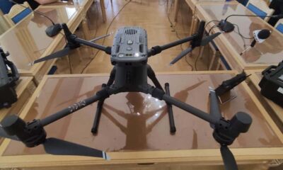 με υπερσύγχρονο drone εφοδίασε η περιφέρεια πελοποννήσου την π. δ. πελοποννήσου του πυροσβεστικού σώματος 54