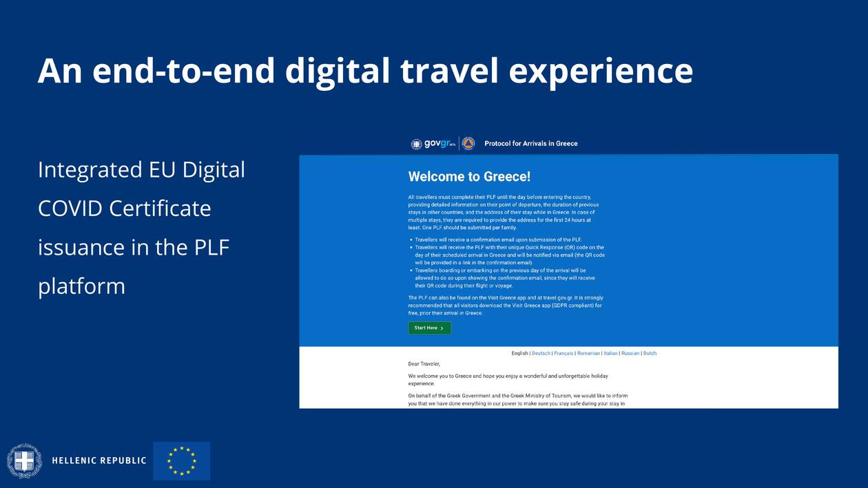 Παρουσίαση του ευρωπαϊκού ψηφιακού πιστοποιητικού EU Digital COVID Certificate 13