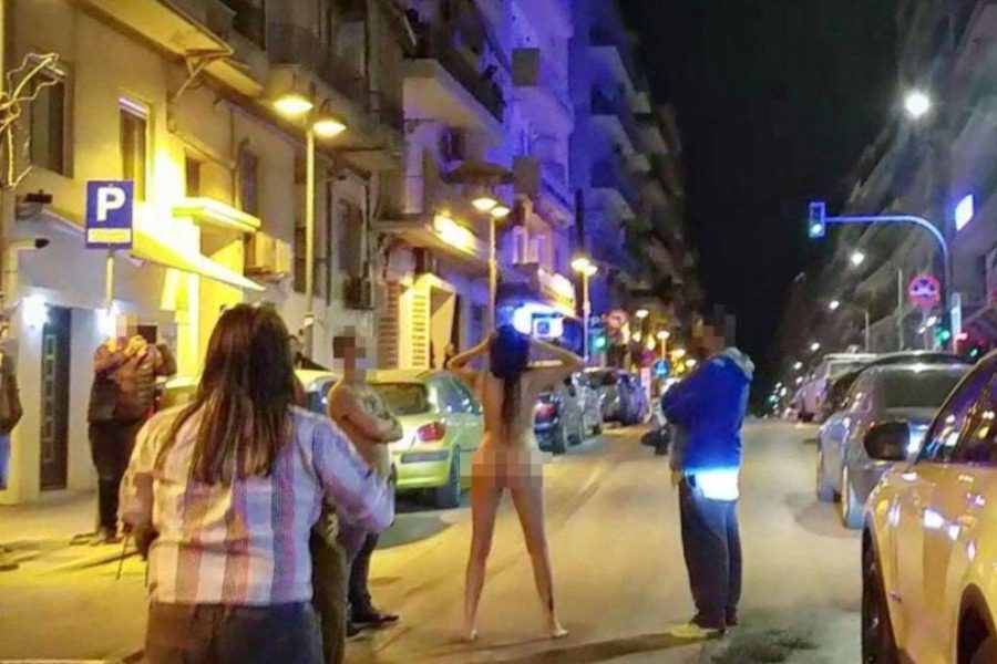 Θεσσαλονίκη: Ολόγυμνη γυναίκα περπατούσε σε κεντρικό δρόμο 7