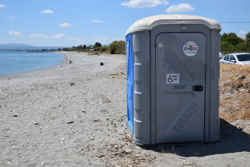 Χημικές τουαλέτες στις παραλίες του Δήμου Καλαμάτας 3