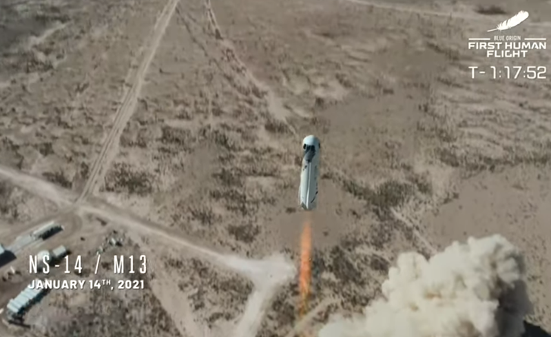 Τζεφ Μπέζος: Σε 10 λεπτά και 18 δεύτερα πήγε στο διάστημα και γύρισε (βίντεο) 1