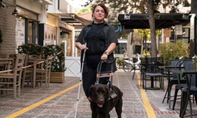 9 εκπαιδευτές κινητικότητας & 22 σκύλοι οδηγοί για 16.000 τυφλούς 26