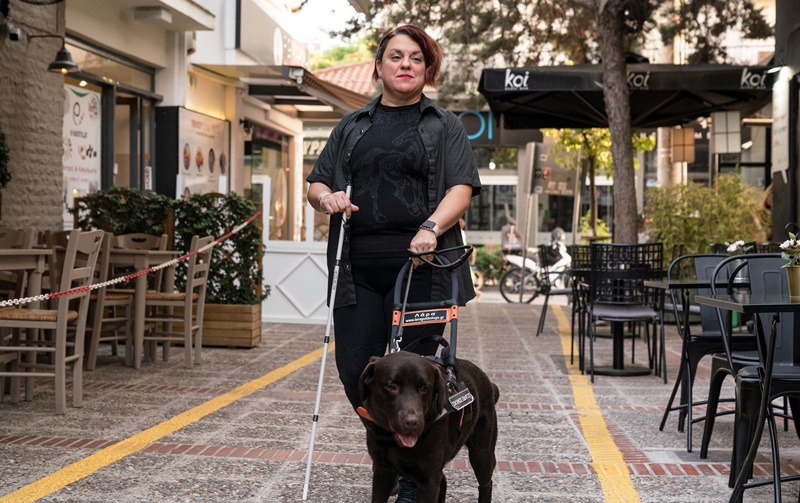 9 εκπαιδευτές κινητικότητας & 22 σκύλοι οδηγοί για 16.000 τυφλούς 3