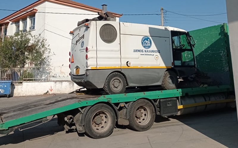 Η μηχανοκίνητη σκούπα του Δήμου Καλαμάτας και στα χωριά 10