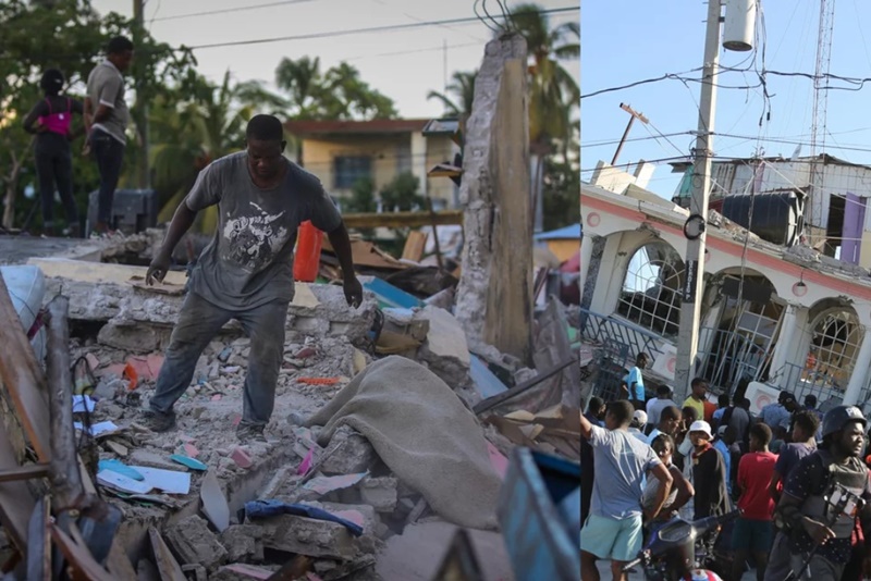 «Μαύρες» ώρες για την Αϊτή: Στους 724 αυξήθηκε ο αριθμός των νεκρών από τον θηριώδη σεισμό 1