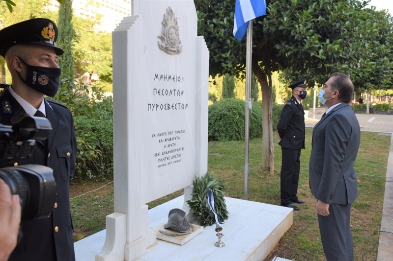 Επιμνημόσυνη δέηση στην Καλαμάτα για τους πεσόντες πυροσβέστες 1