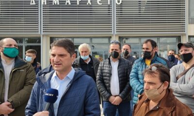 Oι καταστηματάρχες της εστίασης διαμαρτύρονται έξω από το Δημαρχείο Μεσσήνης 30