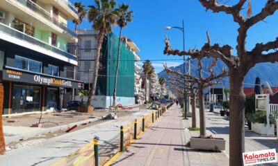 Παγώνουν τα έργα ανάπλασης της Καλαμάτας 24