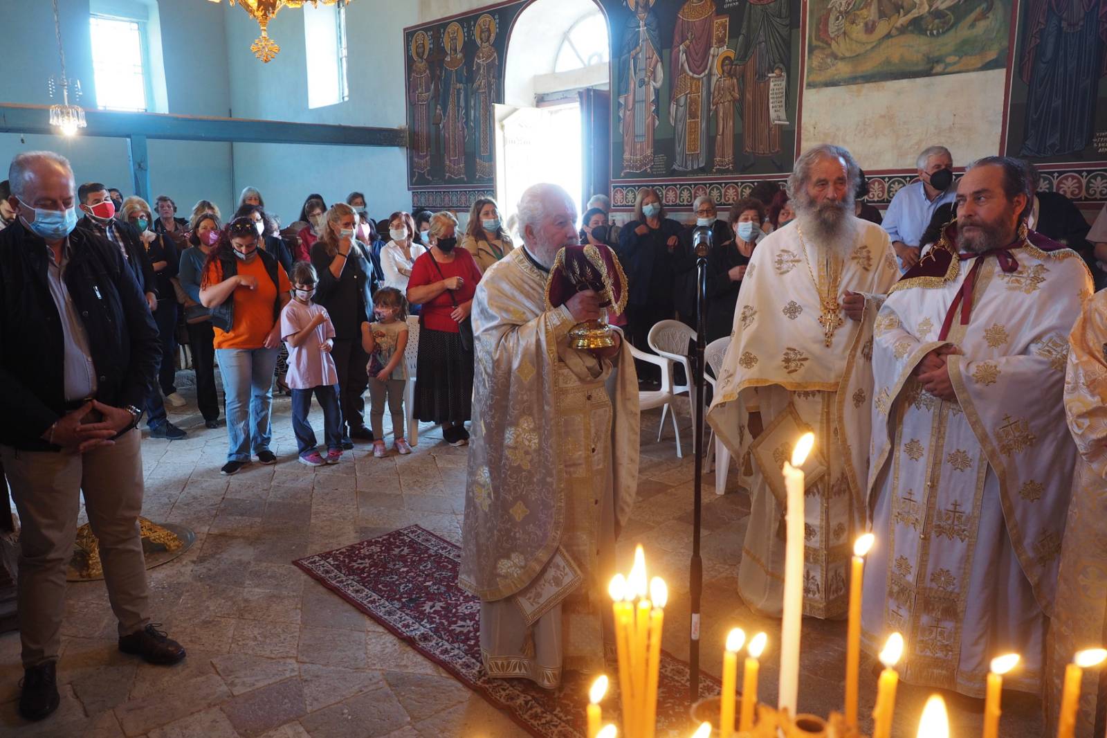 Ο Μεσσηνίας Χρυσόστομος στο Ρωμύρι της "Παπαλάμπραινας" 7