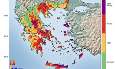 Καιρός: Επικίνδυνες «πυρομετεωρολογικές» συνθήκες την Κυριακή – Πού θα ρίξει χαλάζι 7
