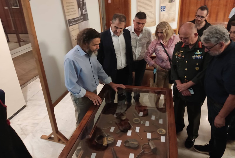 Ο Δήμαρχος σε εγκαίνια έκθεσης αυθεντικών κειμηλίων του Σπ. Κατσίρα στο Πολεμικό Μουσείο 10