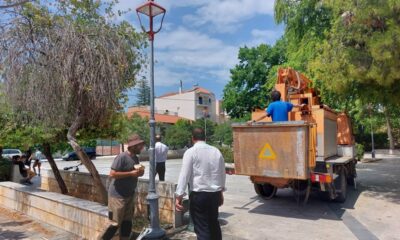 Τοποθετήθηκαν νέα φωτιστικά σώματα στην πλατεία Φραγκόλιμνας 2