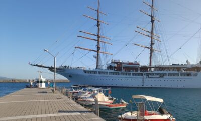 Το σκάφος με τα εντυπωσιακά κατάρτια «Sea Cloud II» στο λιμάνι της Καλαμάτας 1