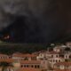 αναζωπύρωση της φωτιάς στη λέσβο ‑ εκκενώνεται το χωριό βρίσα 5