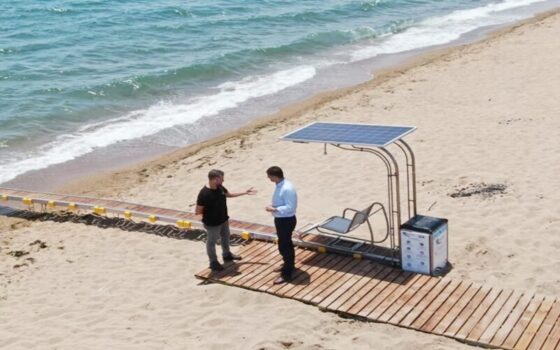 Ο Δήμος Μεσσήνης  τοποθέτησε υπερσύγχρονο μηχάνημα  seatrac προσφέροντας αυτόνομη πρόσβαση των ΑμεΑ στη Θάλασσα