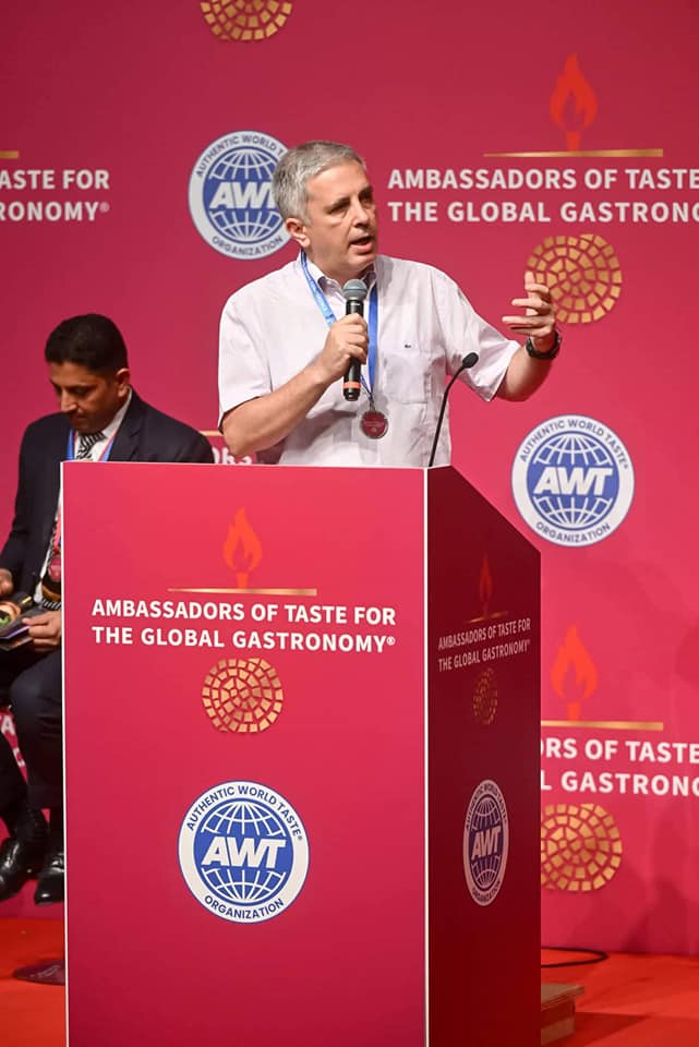 Ομιλία Μανώλη Μάκαρη στο συνέδριο Ambassador of Τaste for the Global Gastronomy 7