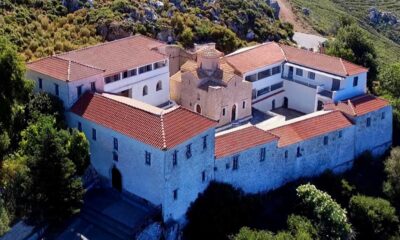 ιερά μητρόπολη μεσσηνίας: κουρά και ρασοφορία μοναχών στην ιερά μονή δημιόβης 16