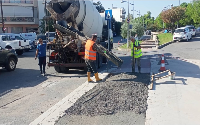 Εργασίες συντήρησης στο δίκτυο ποδηλατοδρόμων της Καλαμάτας 3