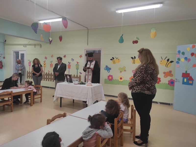 Αγιασμός σε παιδικούς σταθμούς του Δήμου Μεσσήνης 14-10-22 13